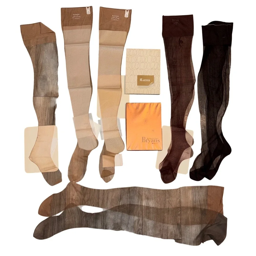 Vintage Kayser Jubilee Jewels & Beautiful Bryans Stockings Lot Sheer Hosiery